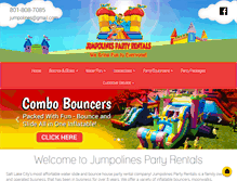 Tablet Screenshot of jumpolines.com